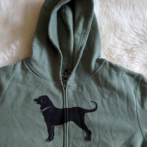 Boys large The Black Dog zipped hoodie